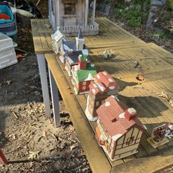 Holiday Village And Figures