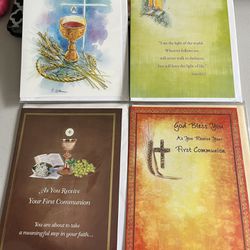 First Holy Communion Cards New-1.00 Each