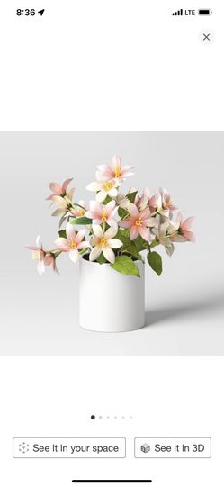 Artificial Flower Plant Pink Threshold