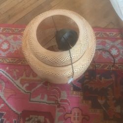 Boho Rattin Ceiling Light Fixture