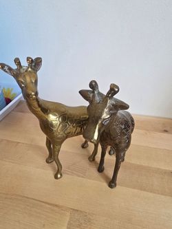 2 Cute Mini Giraffes
