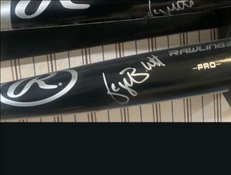 George brett autographed rawlings baseball bat