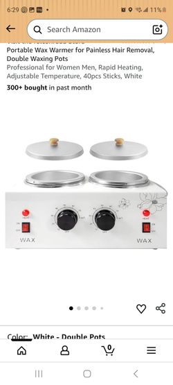 Double Pot Portable Wax Warmer