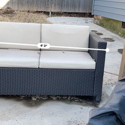 Wicker Loveseat Patio Furniture 
