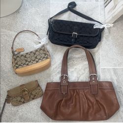 Assorted Coach Bag Bundle Lot