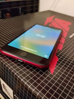 Apple iPhone in Red 8 plus locked for parts