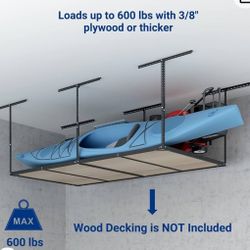 NEW (Box Unopened) Come With Decking Heavy Duty Overhead Garage Adjustable Ceiling Storage Rack