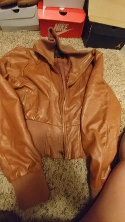 L tan jacket