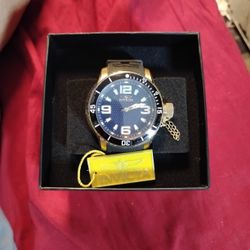 NIB Men's Swiss Invicta Specialty #30699 Silicone Gold