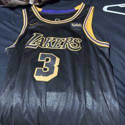Anthony Davis “Snake Skin” Black Mamba Jersey