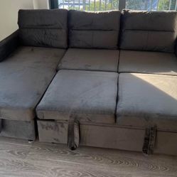 New Sectional Sleeper Couch In Box 📦 Finance Available No Credit Needed 
