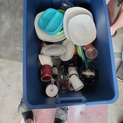 Whole Set Dishes Plates Bowls Coffee Mugs