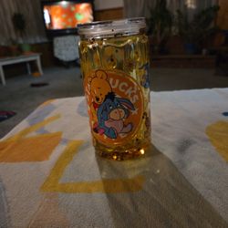 16 Oz Honey drip Snow globe tumbler