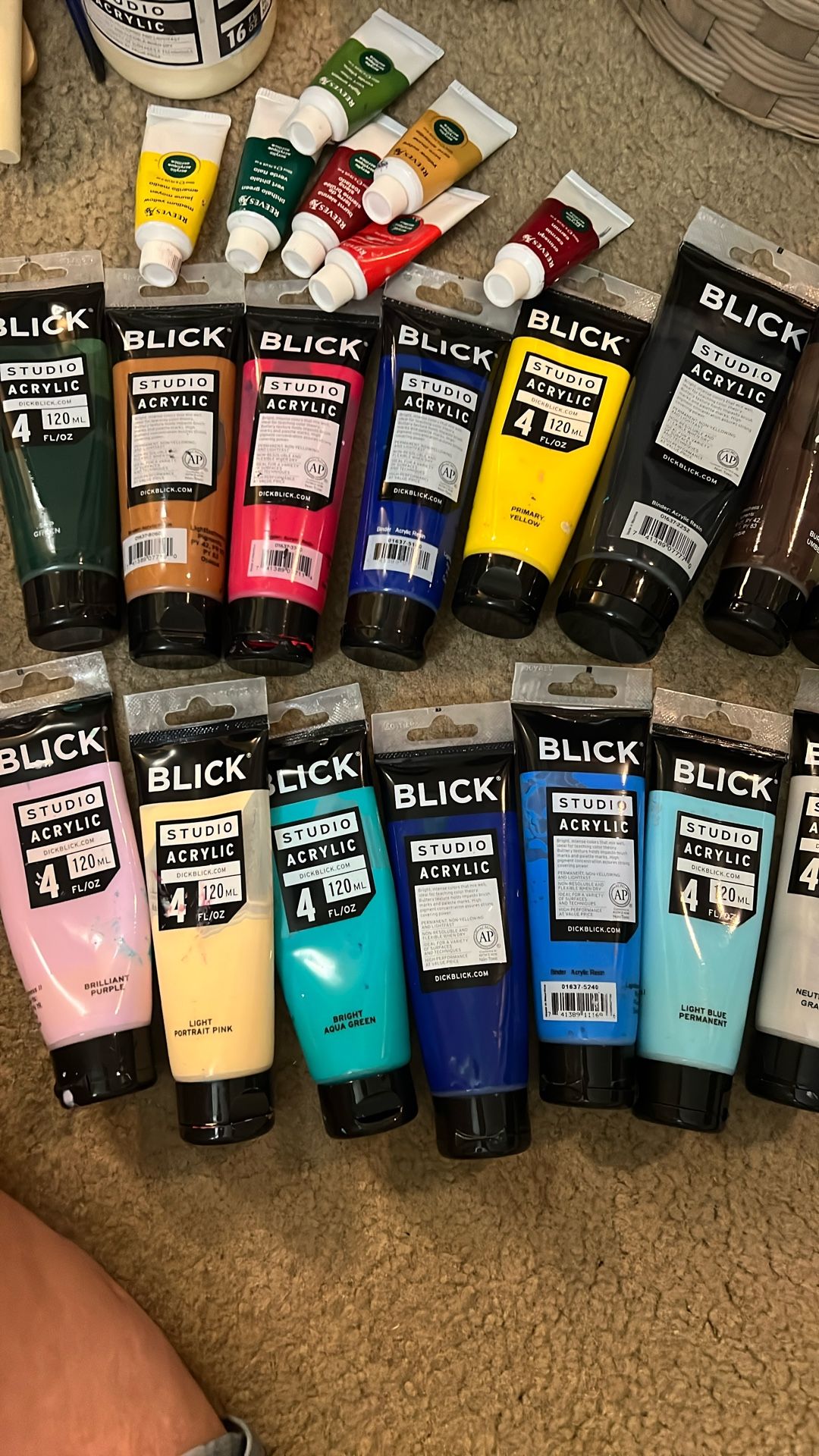 Acrylic paints 