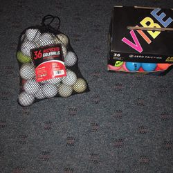 Golf Balls And Gloves