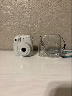 Instax mini 9 light gray camera.