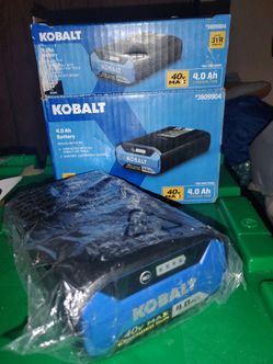 Kobalt 40v/4.0 Ah Battery #(contact info removed)