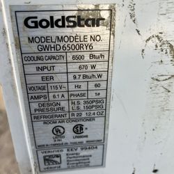 Window AC UNIT 6500 BTU