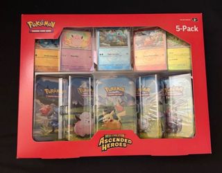 Pokemon TCG: Ascended Heroes Mini Tins 5-Pack (Costco Exclusive) $105