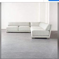 CB2 (Crate and Barrel) Familia Gray 3 Piece Sectional Sofa