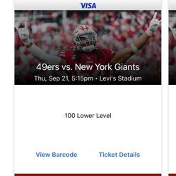 San Francisco 49ers Tickets 
