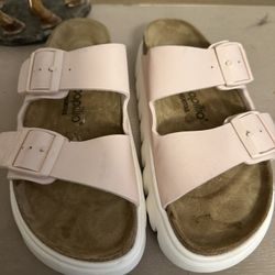 Birkenstock Papillio by Birkenstock Women's Arizona Chunky Birko-Flor Platform