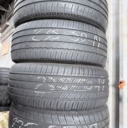 4 USED 235/50/19 MICHELIN PRIMACY  10/32 tread remaining 👍