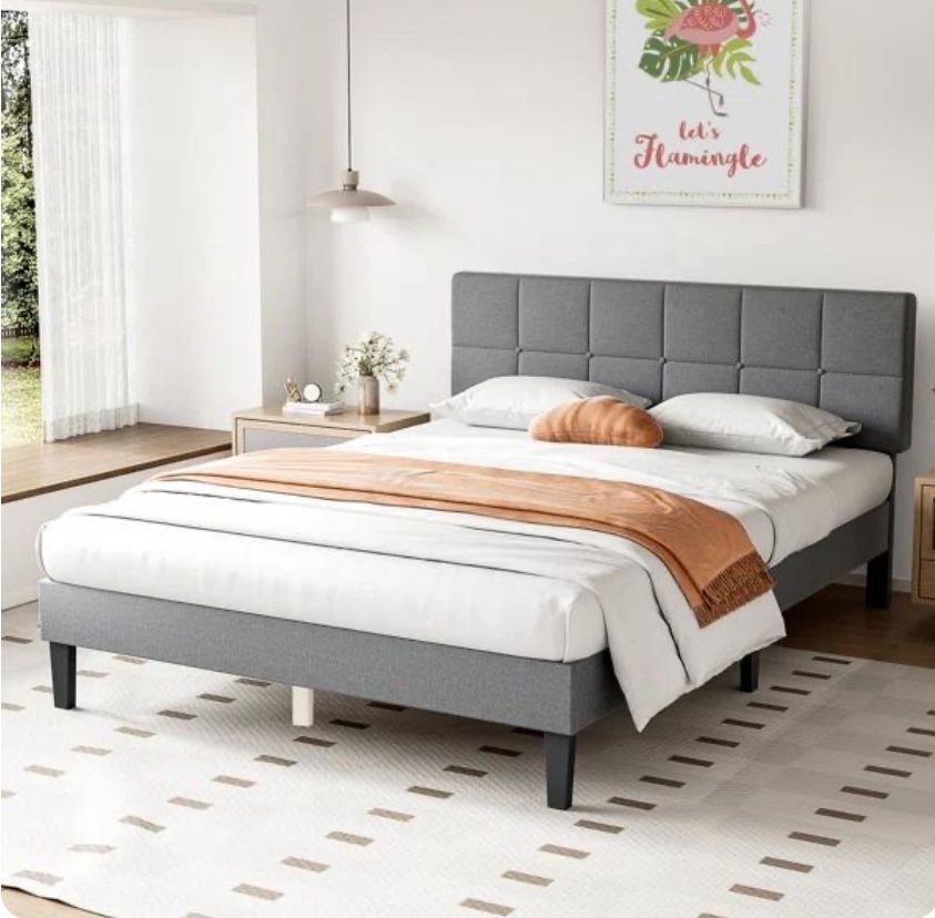 Brand New Full Size Platform bed And 10 Inch mattress