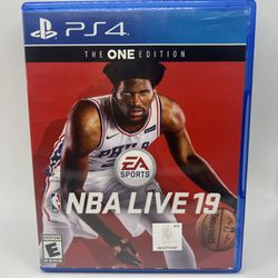 NBA Live 19 The One Edition PS4 PlayStation 4, 2018 CIB Complete