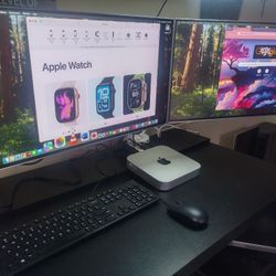 Apple Mac Mini System Complete - $280 - OSX Sequoia 2025-26 - Dual Displays 