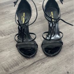 Authentic YSL Black Heels 