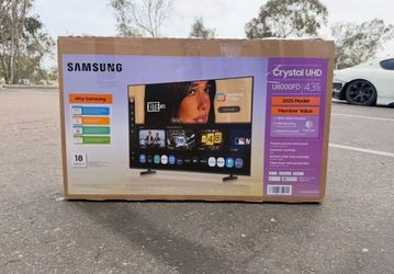 43 “ Samsung smart 4K CRYSTAL HDR 2025 model tv
