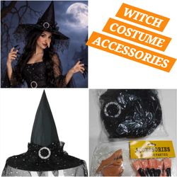 🧙‍♀️🧹WITCH COSTUME ACCESSORIES