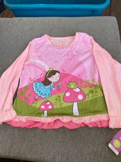 Carter's Girls Fairy Pajama Top and Bottom Set, Size 4T