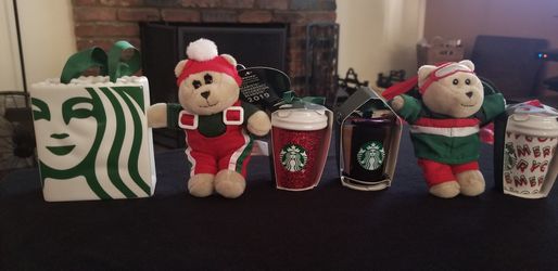 2019 starbucks Christmas ornaments