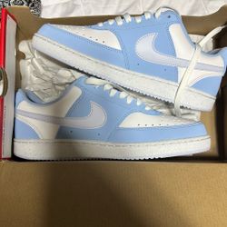 Blue Nike Court Vision