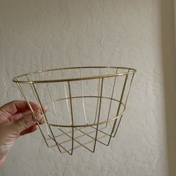 Small Gold Basket 