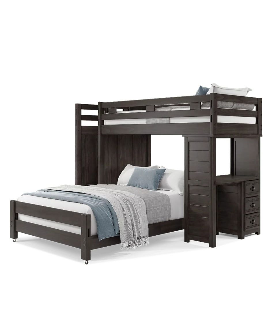 Wooden Bunk Bed 