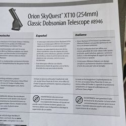 Orion Skyquest XT10 Telescope