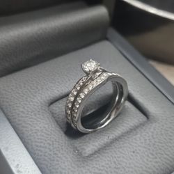 Tolkowsky Wedding Band/Engagement Ring