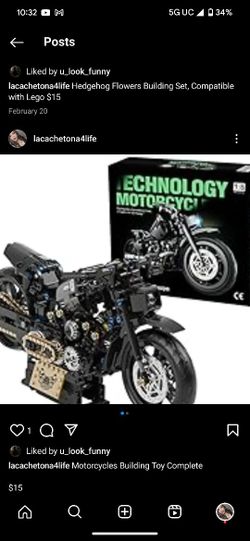 Like Lego Motorcycle New