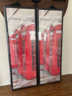 Trendsetter 13.5x40 Black Picture Frames – Set of 2