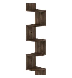 Brand new in box wood corner shelving 48x10