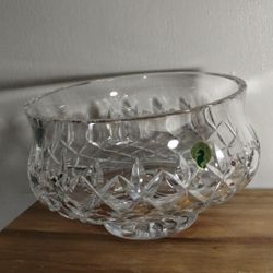 WATERFORD CRYSTAL CENTERPIECE BOWL 8"×6" 