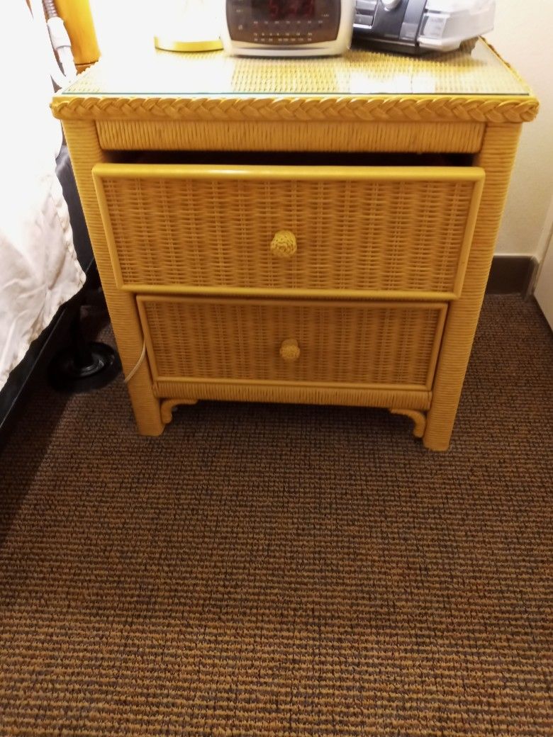 Henry Link Wicker Nightstand