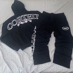 Corteiz Superior Royale Black Tracksuit(Full Set) Size Medium 