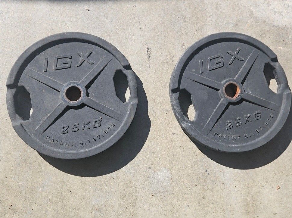 IGX 55lb Handle Weight Plates