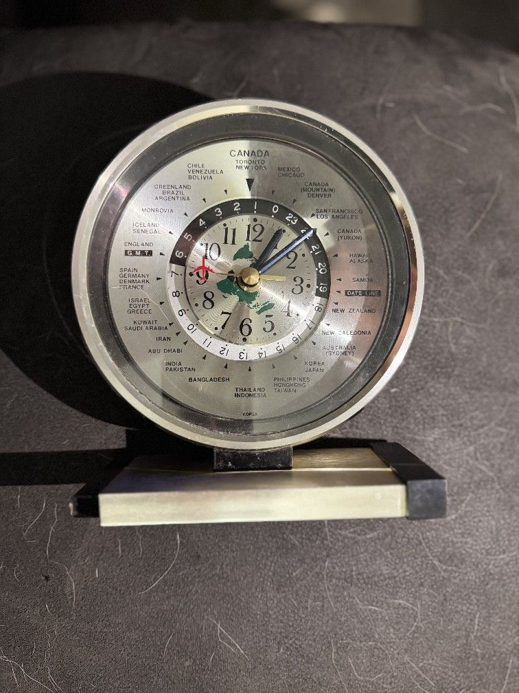 Antique world clock
