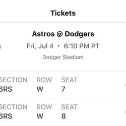 Dodgers Vs Astros 7/5 @4:15 PM