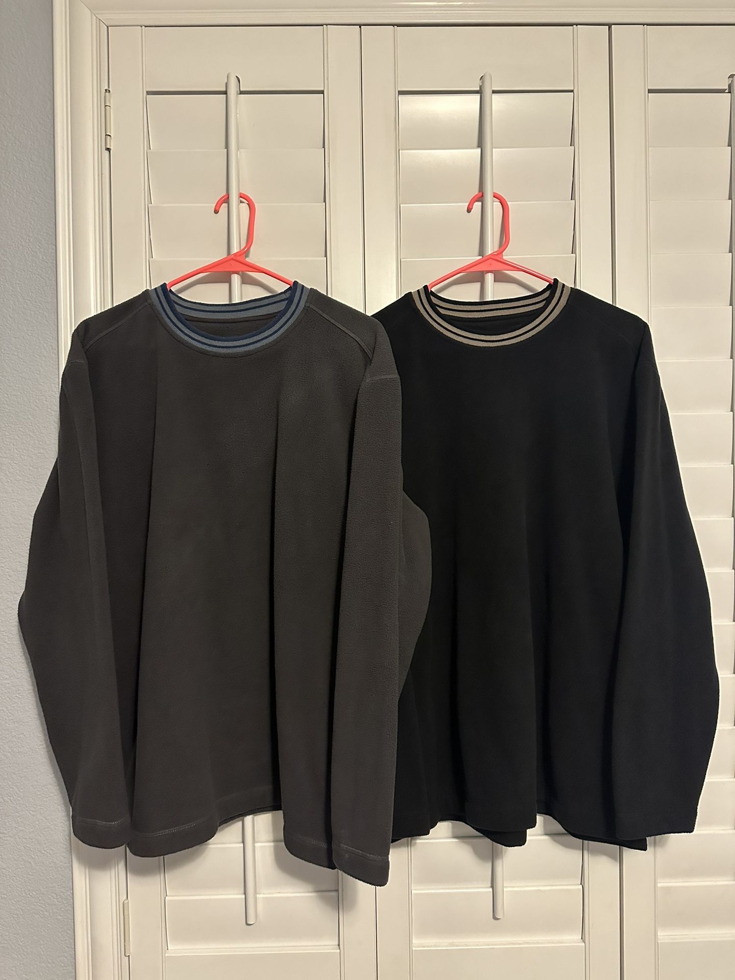 VTG RETRO PATAGONIA GREY/BLACK FLEECE SET OF 2 BOTH SIZE M NWOT!